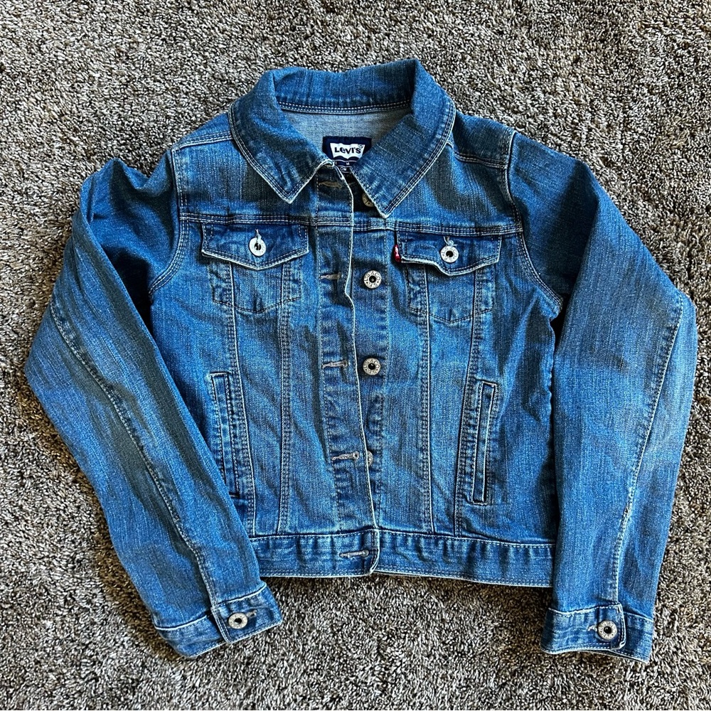 Levi's Kids Classic Blue Jean Jacket Size M (10/12)